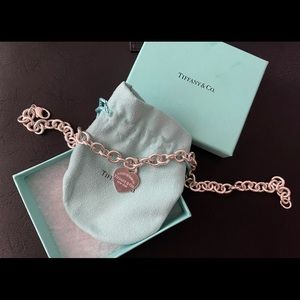 Return to Tiffany Heart Tag Chain Link Necklace